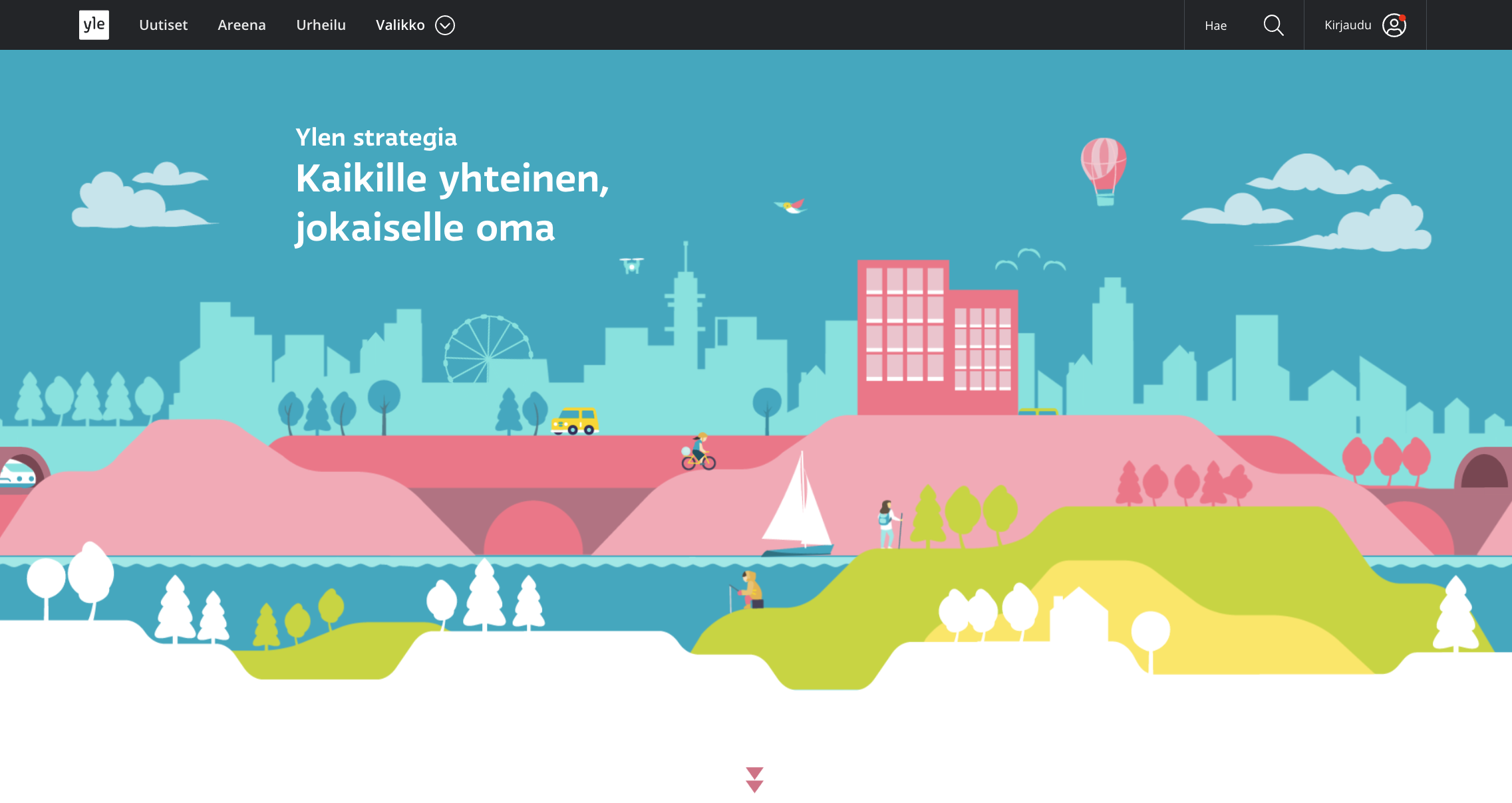 Yle Strategy Visuality consept 2020