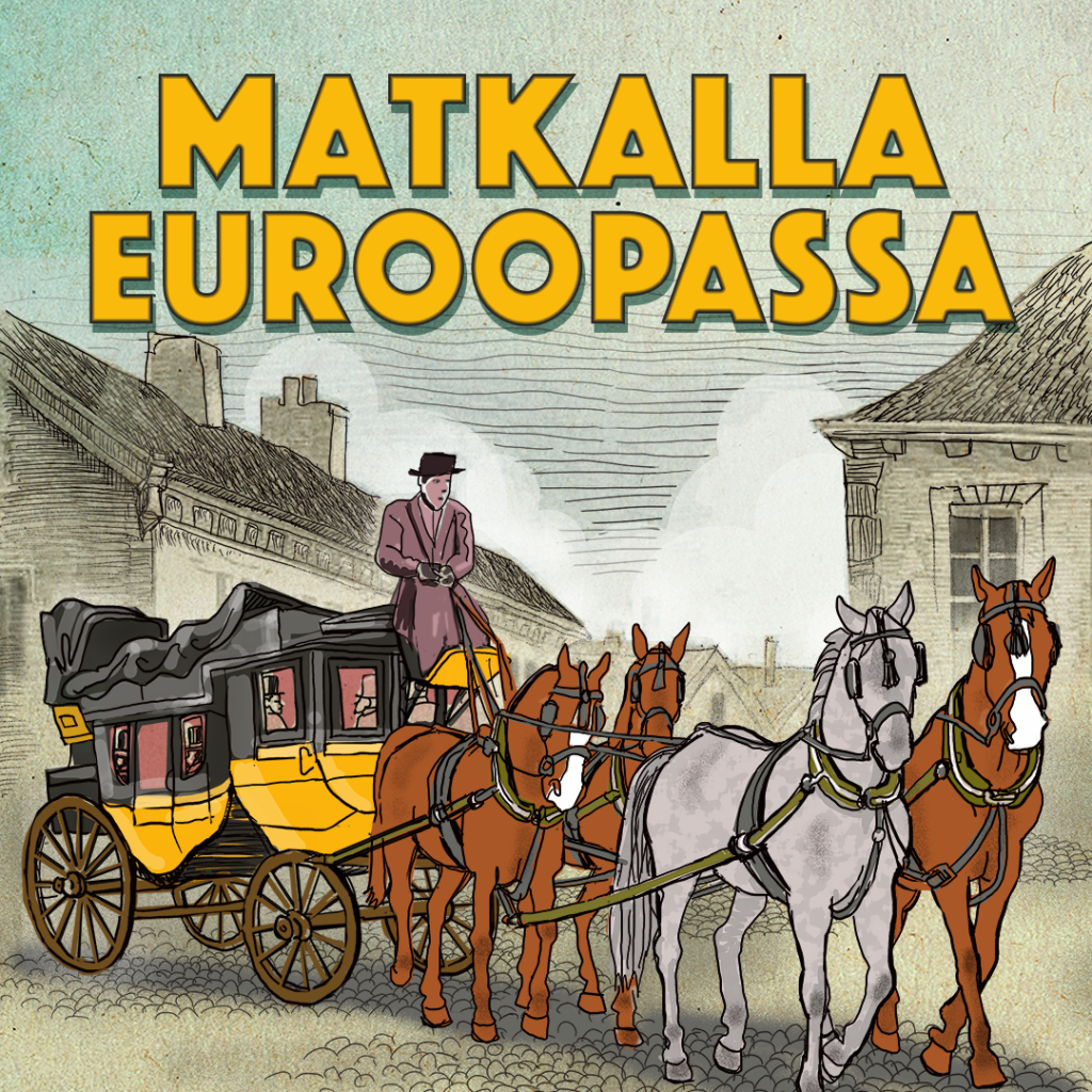 Hevosvaunut keskiaikaisella torilla